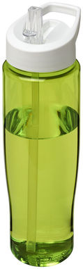 Бутылка спортивная H2O Tempo , цвет лайм, белый - 21004412- Фото №1