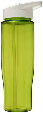 Пляшка спортивна H2O Tempo , колір лайм, білий - 21004412- Фото №3