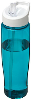Пляшка спортивна H2O Tempo , колір колір морської хвилі, білий - 21004413- Фото №1