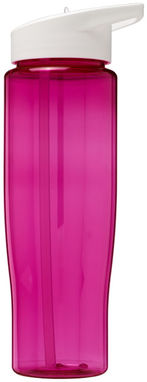 Пляшка спортивна H2O Tempo , колір рожевий, білий - 21004414- Фото №3