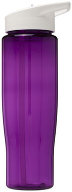 Бутылка спортивная H2O Tempo , цвет пурпурный, белый - 21004415- Фото №3