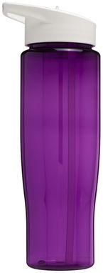 Бутылка спортивная H2O Tempo , цвет пурпурный, белый - 21004415- Фото №4