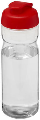 Пляшка спортивна H2O Base , колір прозорий, червоний - 21004503- Фото №1