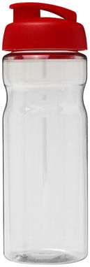 Пляшка спортивна H2O Base , колір прозорий, червоний - 21004503- Фото №3