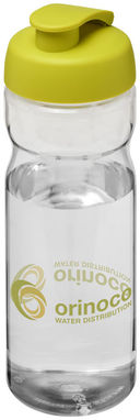 Бутылка спортивная H2O Base , цвет прозрачный, лайм - 21004504- Фото №2