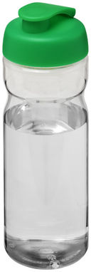 Бутылка спортивная H2O Base , цвет прозрачный, зеленый - 21004506- Фото №1