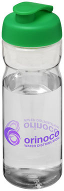 Бутылка спортивная H2O Base , цвет прозрачный, зеленый - 21004506- Фото №2