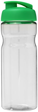 Пляшка спортивна H2O Base , колір прозорий, зелений - 21004506- Фото №3