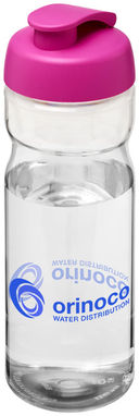 Бутылка спортивная H2O Base , цвет прозрачный, розовый - 21004508- Фото №2