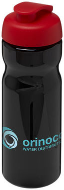 Бутылка спортивная H2O Base , цвет сплошной черный, красный - 21004514- Фото №2