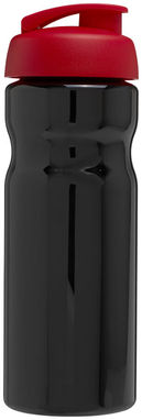 Бутылка спортивная H2O Base , цвет сплошной черный, красный - 21004514- Фото №4