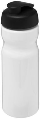 Бутылка спортивная H2O Base , цвет белый, сплошной черный - 21004515- Фото №1