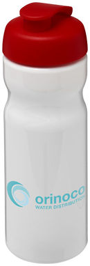 Бутылка спортивная H2O Base , цвет белый, красный - 21004518- Фото №2