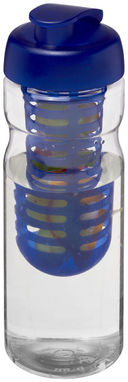 Бутылка спортивная H2O Base , цвет прозрачный, синий - 21004601- Фото №1