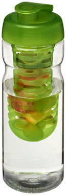 Бутылка спортивная H2O Base , цвет прозрачный, лайм - 21004603- Фото №1