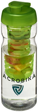 Бутылка спортивная H2O Base , цвет прозрачный, лайм - 21004603- Фото №2