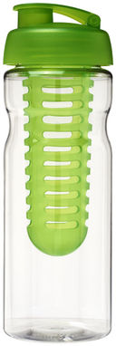 Бутылка спортивная H2O Base , цвет прозрачный, лайм - 21004603- Фото №3