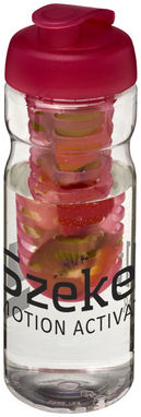 Бутылка спортивная H2O Base , цвет прозрачный, розовый - 21004606- Фото №2