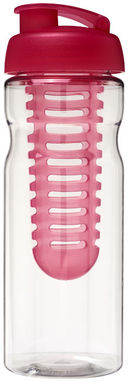 Бутылка спортивная H2O Base , цвет прозрачный, розовый - 21004606- Фото №3