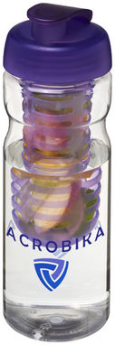 Пляшка спортивна H2O Base , колір прозорий, пурпурний - 21004607- Фото №2
