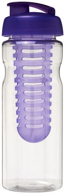 Бутылка спортивная H2O Base , цвет прозрачный, пурпурный - 21004607- Фото №3