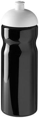Бутылка спортивная H2O Base , цвет сплошной черный, белый - 21004712- Фото №1