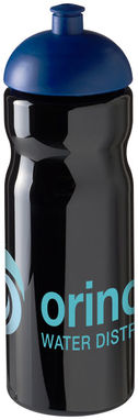 Пляшка спортивна H2O Base , колір суцільний чорний, синій - 21004713- Фото №2
