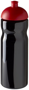 Пляшка спортивна H2O Base , колір суцільний чорний, червоний - 21004714- Фото №1