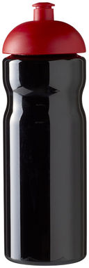 Пляшка спортивна H2O Base , колір суцільний чорний, червоний - 21004714- Фото №3