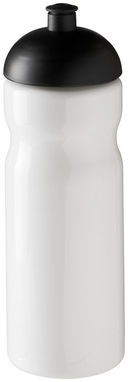 Бутылка спортивная H2O Base , цвет белый, сплошной черный - 21004715- Фото №1