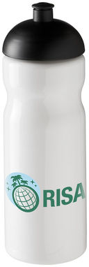 Бутылка спортивная H2O Base , цвет белый, сплошной черный - 21004715- Фото №2