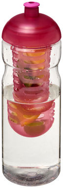 Пляшка спортивна H2O Base , колір прозорий, рожевий - 21004806- Фото №1