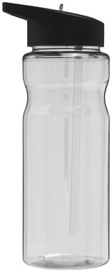 Пляшка спортивна H2O Base , колір прозорий, суцільний чорний - 21004900- Фото №4