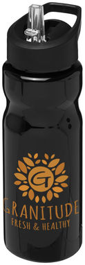 Пляшка спортивна H2O Base , колір суцільний чорний - 21004901- Фото №2