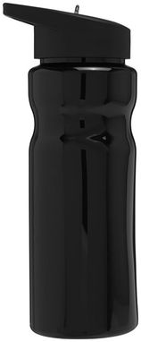 Пляшка спортивна H2O Base , колір суцільний чорний - 21004901- Фото №4