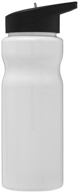 Бутылка спортивная H2O Base , цвет белый, сплошной черный - 21004902- Фото №3
