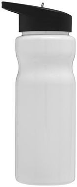 Бутылка спортивная H2O Base , цвет белый, сплошной черный - 21004902- Фото №4