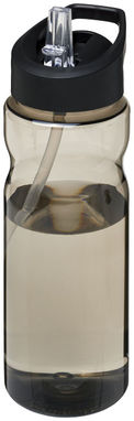 Бутылка спортивная H2O Base , цвет угольный, сплошной черный - 21004903- Фото №1