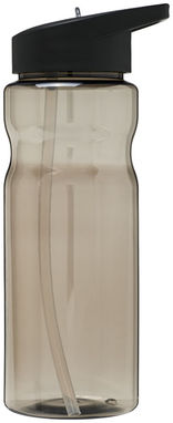 Бутылка спортивная H2O Base , цвет угольный, сплошной черный - 21004903- Фото №3