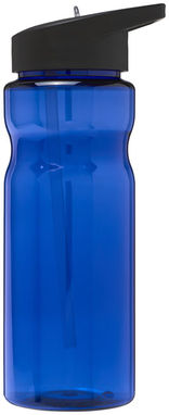 Пляшка спортивна H2O Base , колір синій, суцільний чорний - 21004904- Фото №3