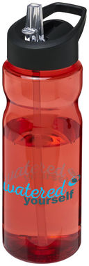 Бутылка спортивная H2O Base , цвет красный, сплошной черный - 21004905- Фото №2