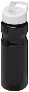 Бутылка спортивная H2O Base , цвет сплошной черный, белый - 21004908- Фото №1