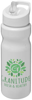 Бутылка спортивная H2O Base , цвет белый - 21004909- Фото №2