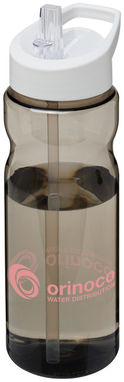 Бутылка спортивная H2O Base , цвет темно-серый, белый - 21004910- Фото №2