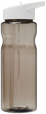 Пляшка спортивна H2O Base , колір темно-сірий, білий - 21004910- Фото №3
