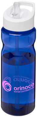 Пляшка спортивна H2O Base , колір синій, білий - 21004911- Фото №2