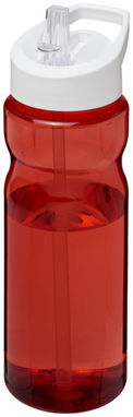 Бутылка спортивная H2O Base , цвет красный, белый - 21004912- Фото №1