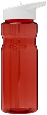 Бутылка спортивная H2O Base , цвет красный, белый - 21004912- Фото №3