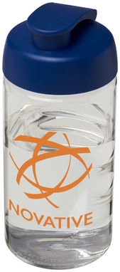 Пляшка спортивна H2O Bop , колір прозорий, синій - 21005002- Фото №2