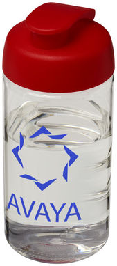 Бутылка спортивная H2O Bop , цвет прозрачный, красный - 21005003- Фото №2
